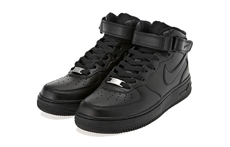 Nike Air Force 1 Mid '07 "2021 Release Triple Black" Sneakers 5