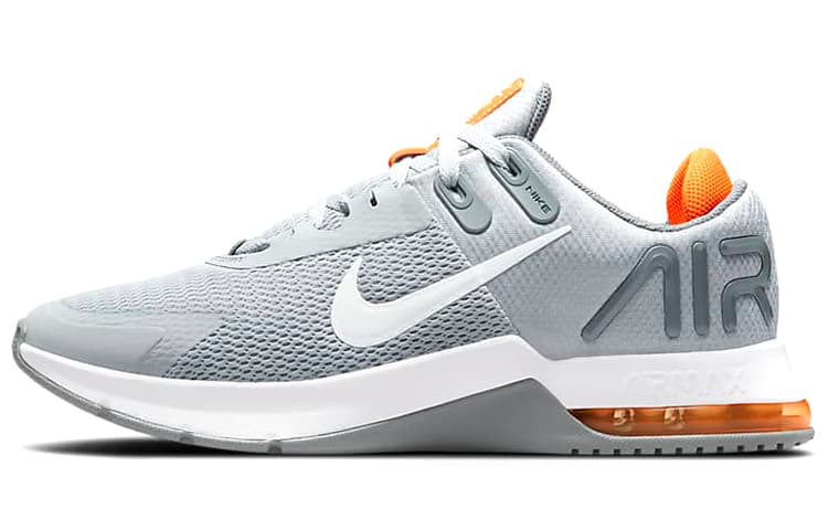 Nike Air Max Alpha Trainer 4 Wolf Grey Cool Grey Total Orange White 3