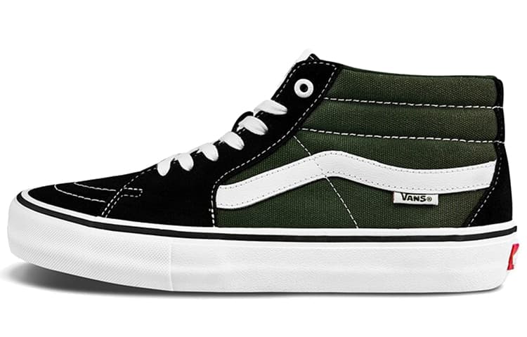Vans Sk8 Mid Green/Black 2