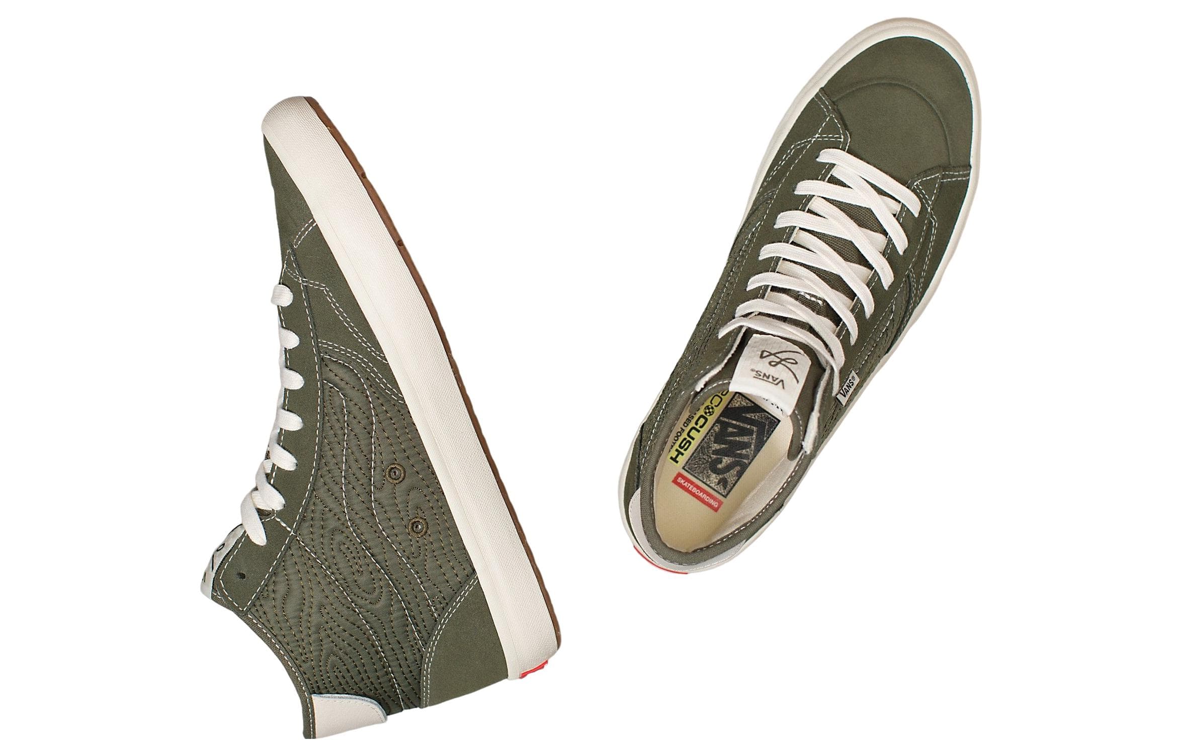 Vans Quilted The Lizzie 'Green White' 5