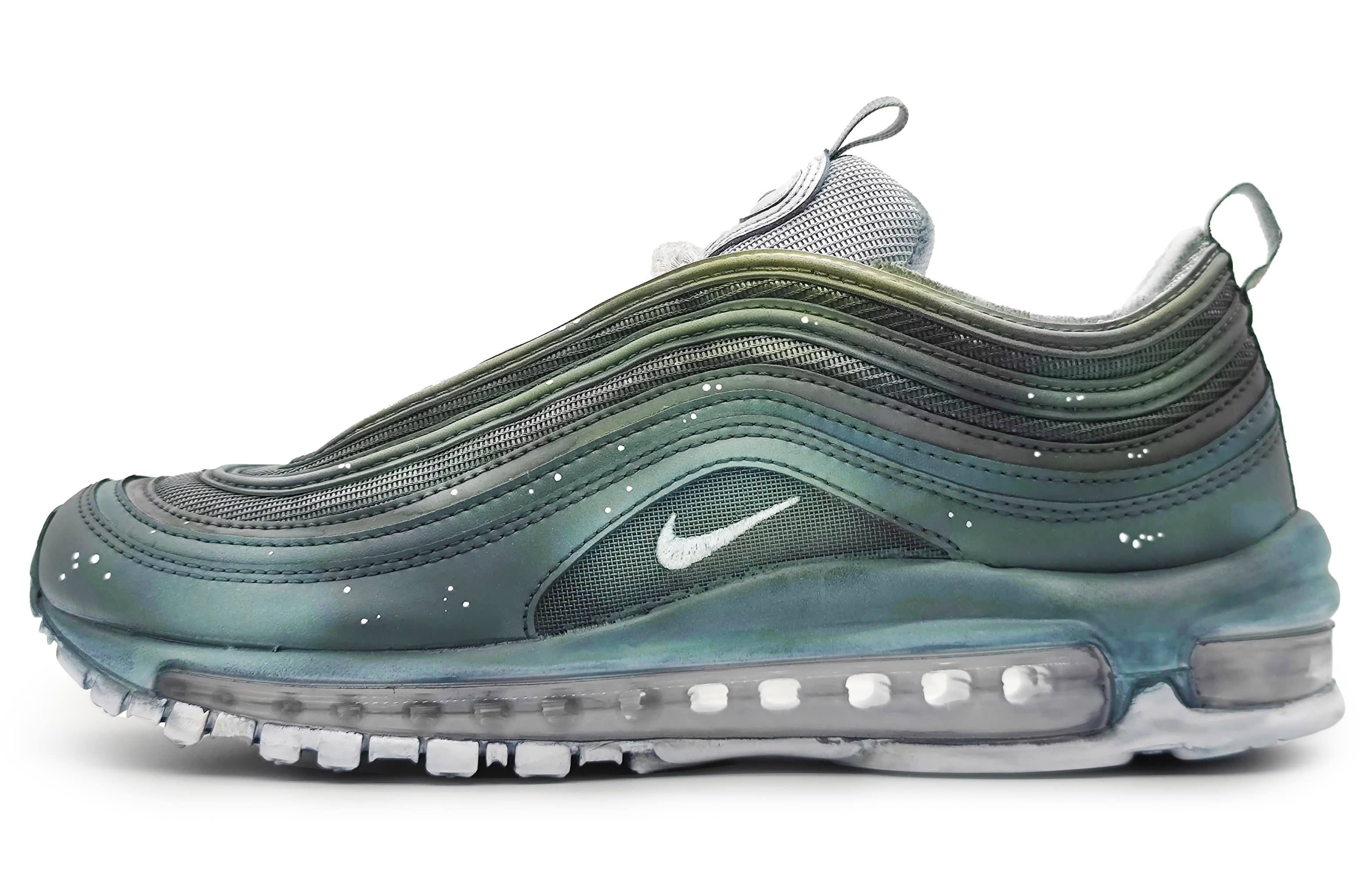 Nike Air Max 97 Casual Shoes Unisex Low-Top White/Gray 2
