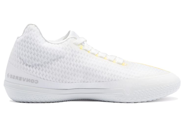 Converse All Star Bb Evo Hi Vis White Fresh Yellow 4