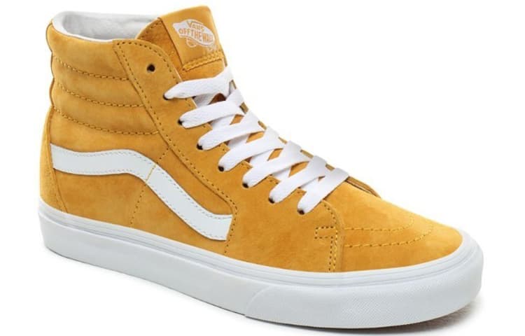 Vans In Pig Suede SK8 HI Mango Mojito Yellow 5