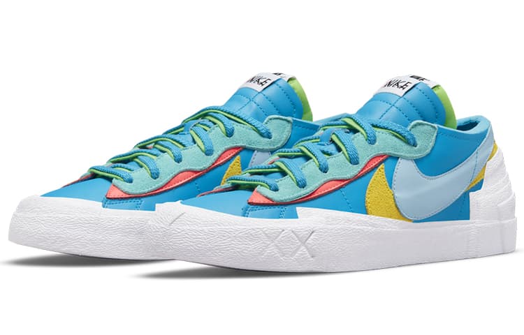 Sacai X KAWS X Nike Blazer Low Neptune Blue 6