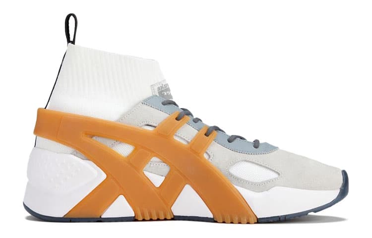 Onitsuka Tiger Big Logo Trainer 2.0 Sock 'White Grey Tan' 3