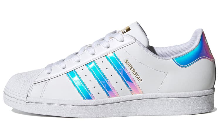 Adidas Originals Superstar White Iridescent Stripes Women's 2