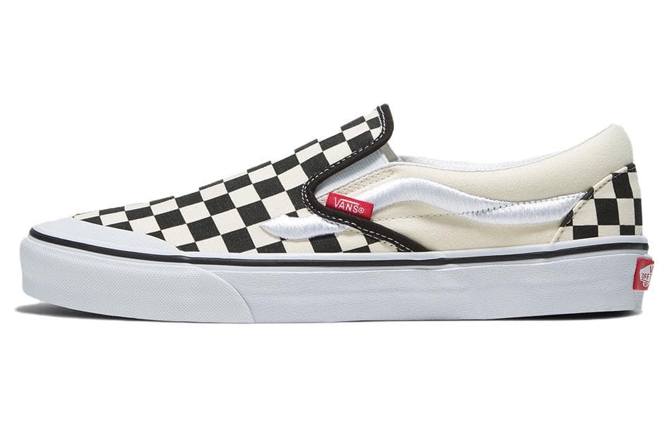 Slip-On Classic Vans 138 'Sidestripe - Black Checkerboard' 2