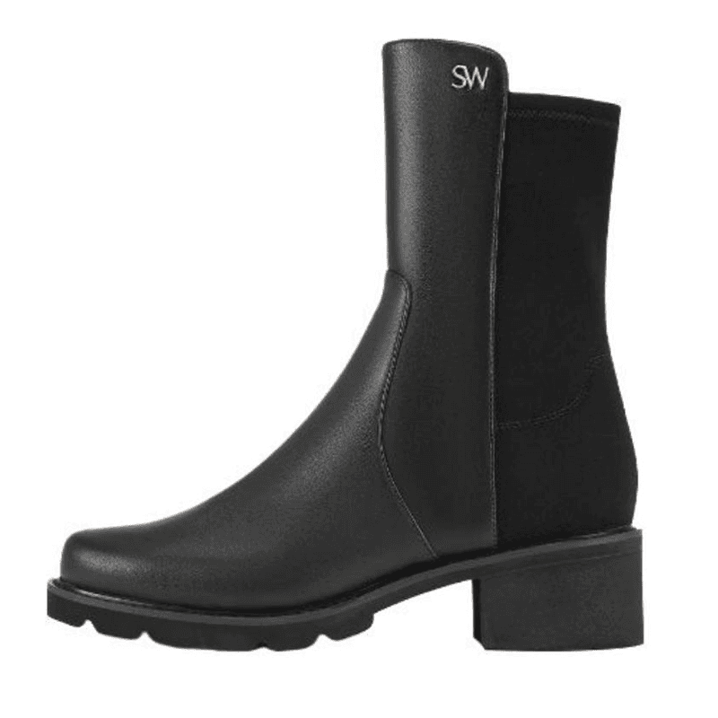 Stuart Weitzman/SW Alina City Ankle Boots Women's Black 2