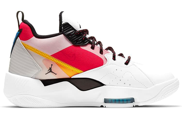 Jordan Zoom '92 White Siren Red University Gold Women's 3