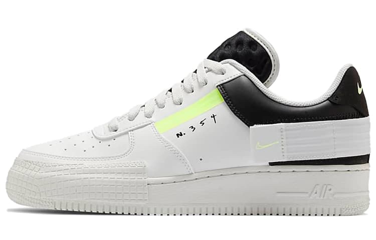 Nike Air Force 1 Low Type White Barely Volt 2