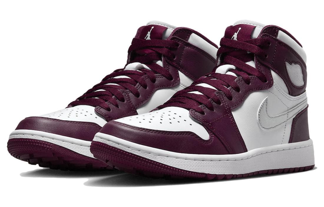 JORDAN 1 Retro High Golf Bordeaux 5
