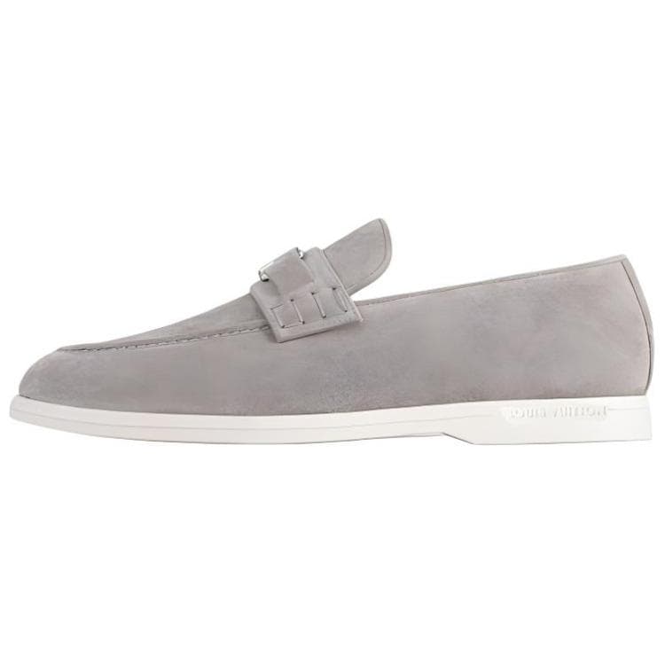 LOUIS VUITTON Estate Loafers Men's Gray 2