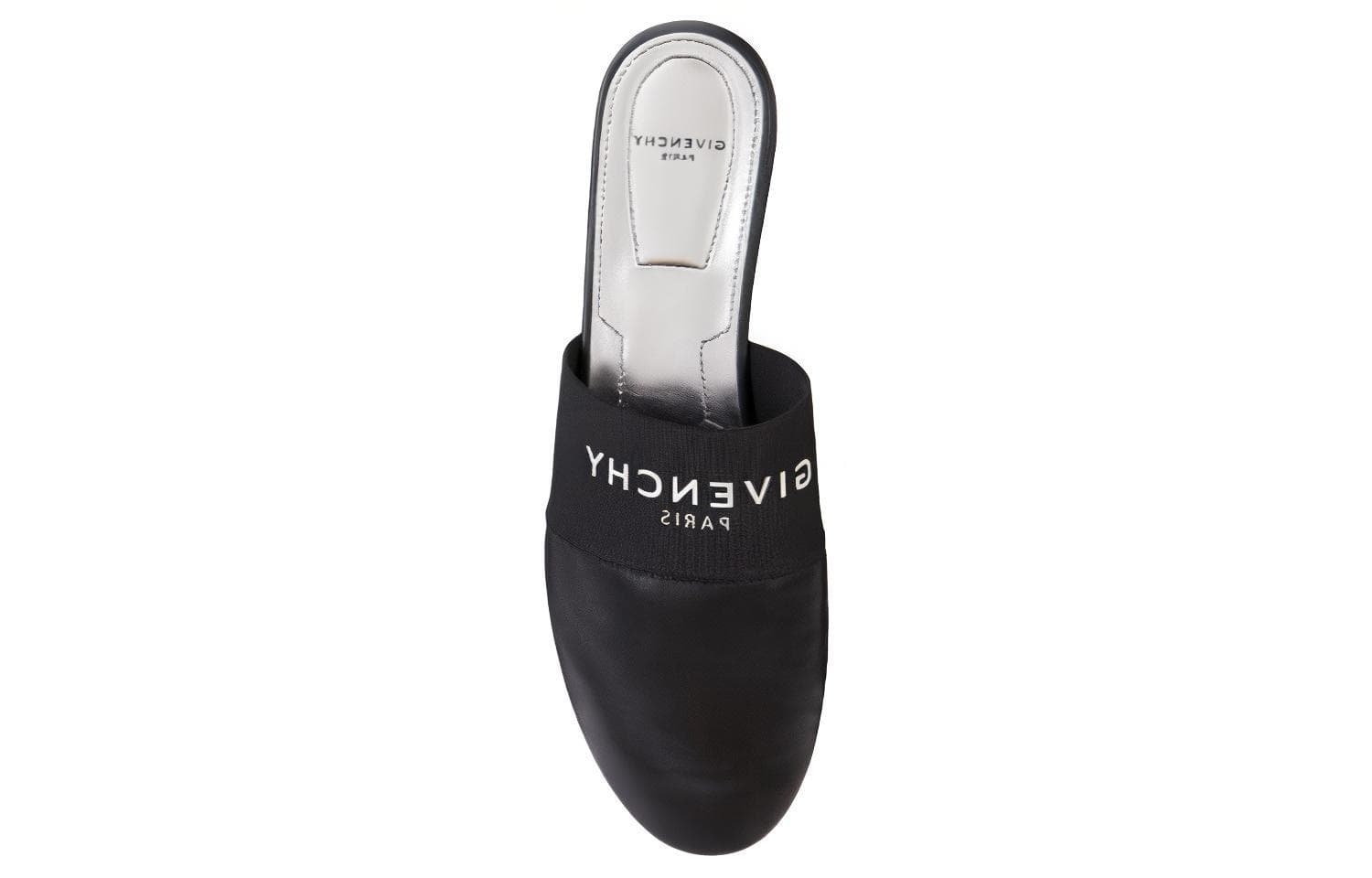 GIVENCHY Paris Wrap-toe Slippers Women's Black 6