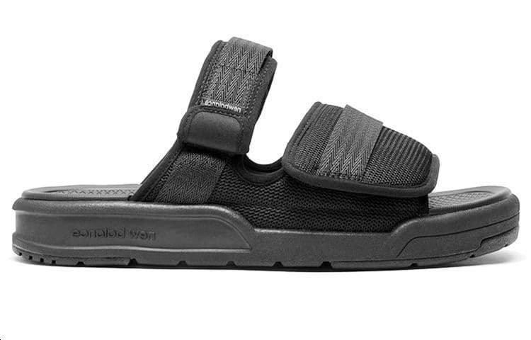 New Balance 3201 Series Velcro Fashion Sports Slippers Unisex Black 3