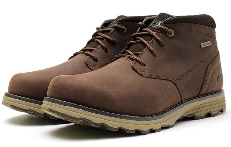 CAT Outdoor Boots Men Mid-Top Tan 3