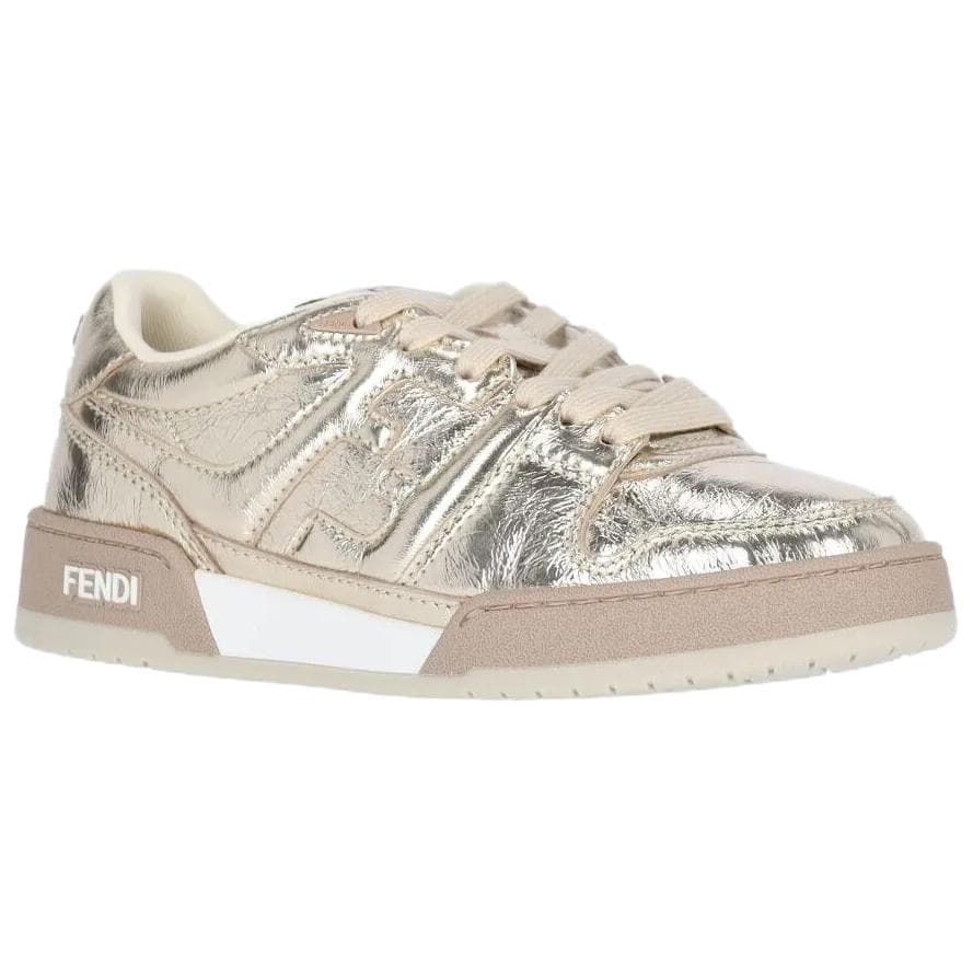 FENDI Metallic Low Top Sneakers Women's 6