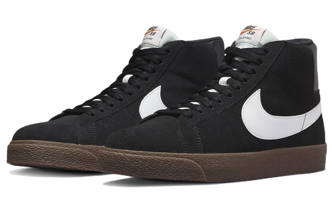 Nike Sb Zoom Blazer Mid Black White Dark Gum 6