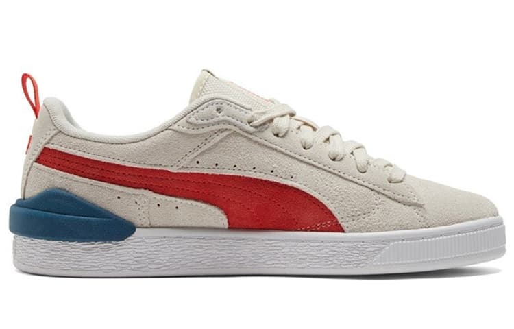 Puma Suede Pristine Cherry Tomato 4