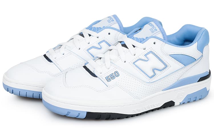 New Balance 550 Unc White University Blue 5