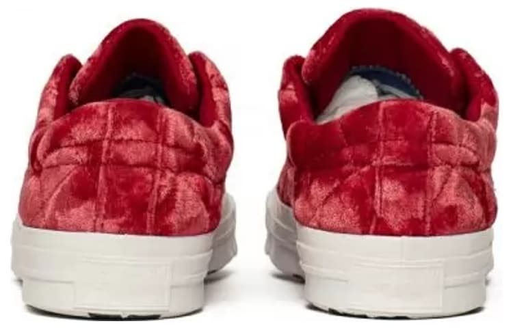 Converse One Star Ox Golf Le Fleur Ttc Quilted Velvet Barbados Cherry 5