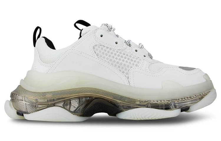 Balenciaga Triple S Sneaker 'Clear Sole White Grey' Women's 4