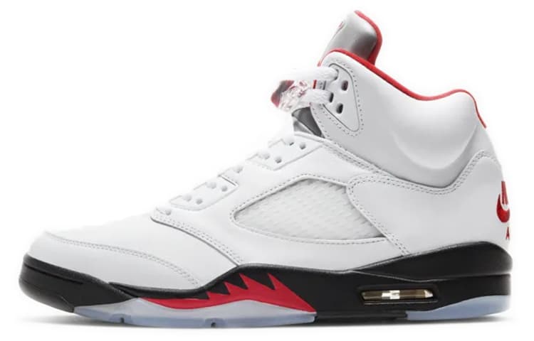 JORDAN 5 Retro Fire Red Silver Tongue 2020