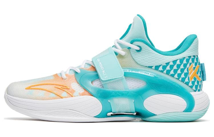 ANTA KT-SPLASH-V Basketball Shoes Men Low-Top White Green