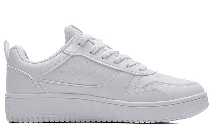 Anta Life Collection Slip-Resistant Cushioning Wear-Resistant Low-Top Skateboard Shoes Men's Anta White 4