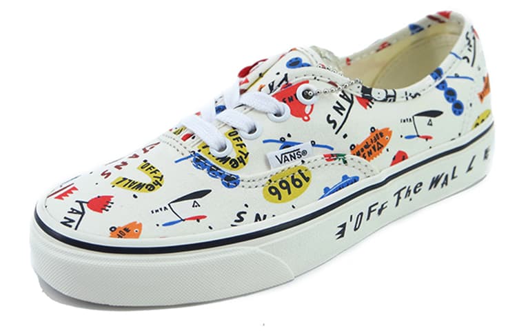 Vans Authentic Low Tops Skateboarding Shoes Creamy White Creamwhite 4