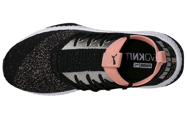 PUMA Tsugi Jun Low Top Running Shoes 'Black White Pink' Women's 4