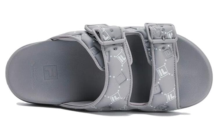 FILA Lucia Fashion Slides 'Grey White' 4