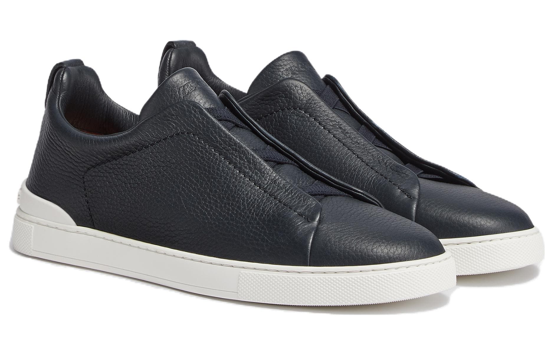 Zegna Slip-on Leather Sneakers 6
