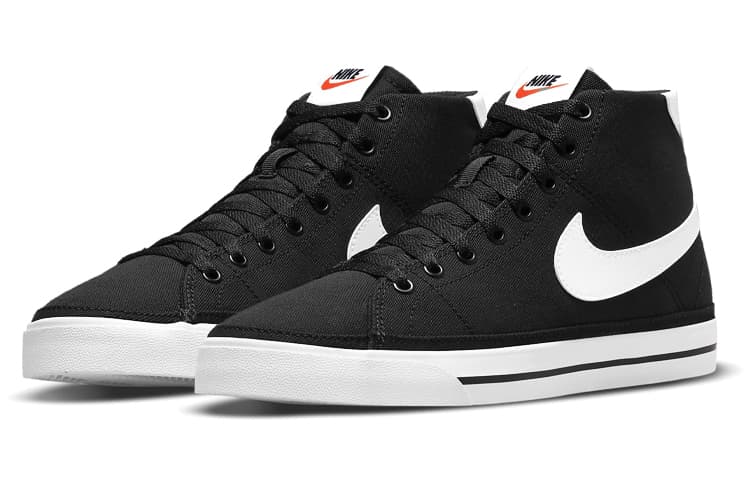 Nike Court Legacy Canvas Mid 'Black White Orange' Women's 6