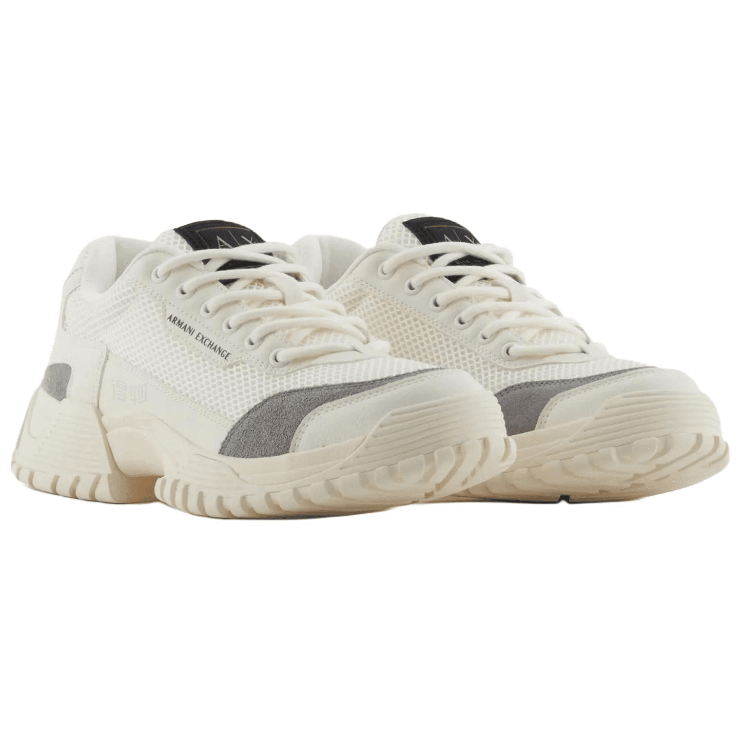 ARMANI EXCHANGE AE Platform Lace-Up Casual Shoes Men's White 5