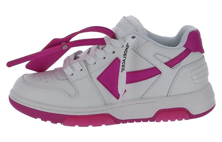 OFF WHITE Out Of Office Calf Leather 'White Purple' Women's