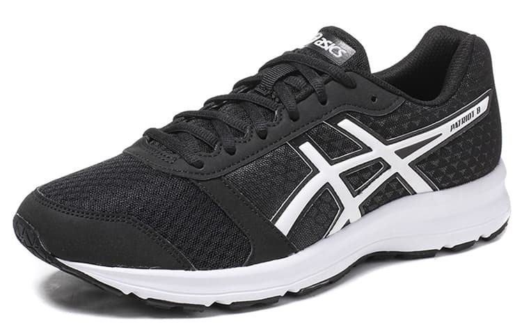 Asics Patriot 8 Breathable Low-Top Running Shoes Men's Black 4