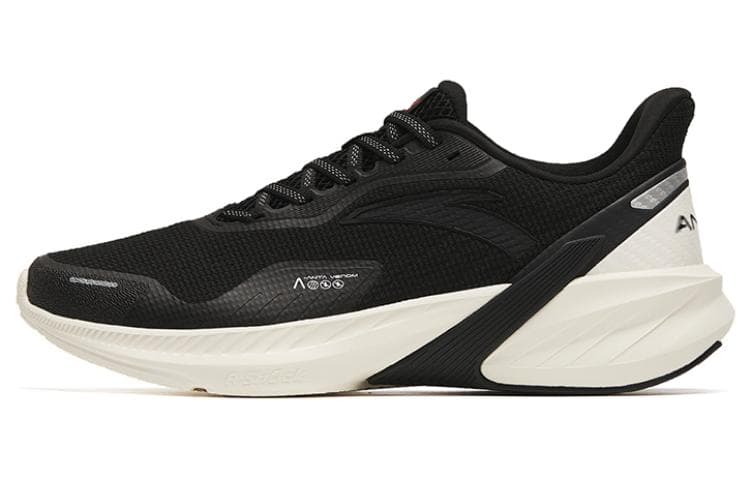 Anta DuCi4 Non slip Lightweight Low Top Running Shoes Women's Black White 2