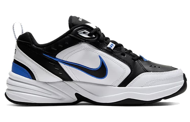 Nike Air Monarch Iv Black White Royal Blue 4