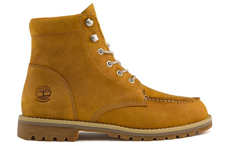 Timberland Redwood Falls Waterproof Moc Toe Wide Fit Boot 'Wheat Full Grain' 4