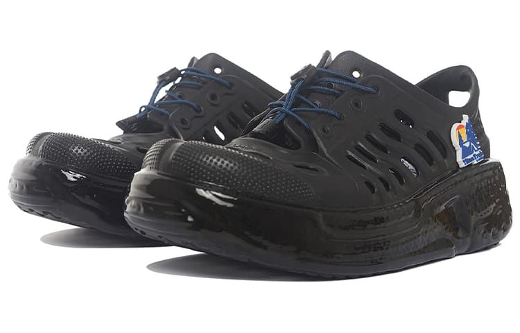 LiNing Pan Gu Trek Cushioning Anti-Slip Wear-Resistant Breathable Lightweight Rebound Low-Top Casual Shoes Men's Black 5