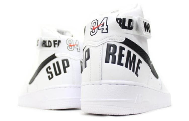 Nike Air Force 1 High Supreme World Famous White 5
