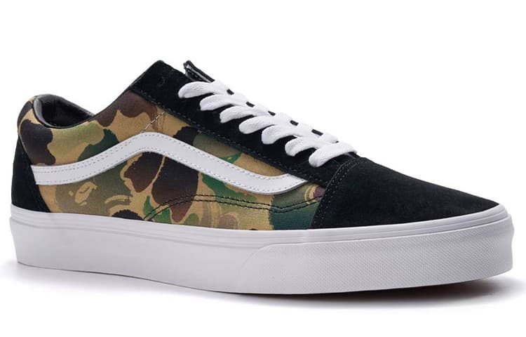 Vans Bape X Vans Old Skool Cortex Limited Black Camouflage 'Black' 3