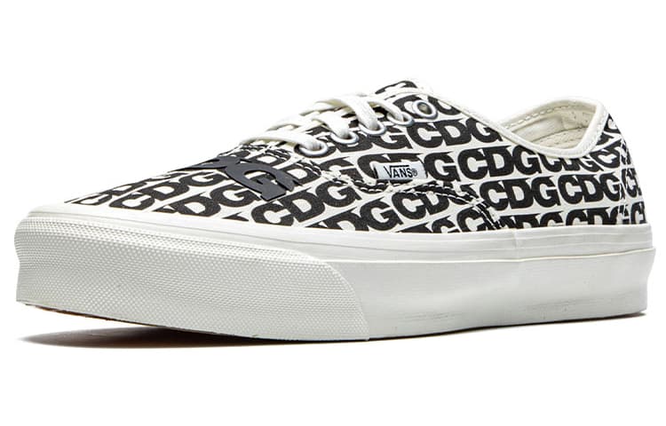 Vans Authentic Comme Des Garcons Black Heel Tab Curved Rubber 4