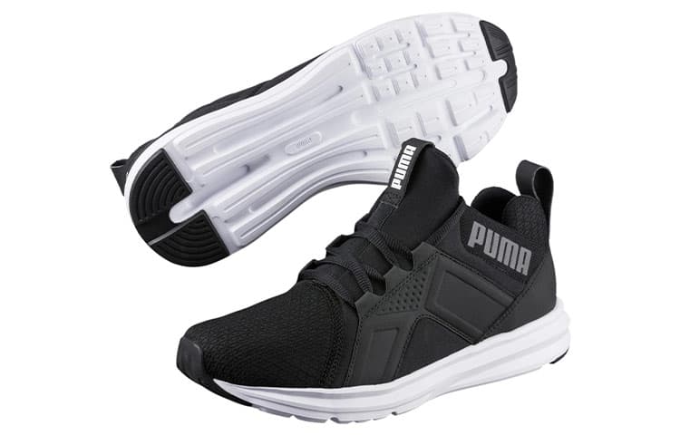 PUMA Enzo Wn Running Shoes Black/White Women's 6