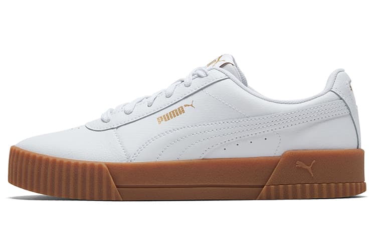 PUMA Carina Leather 'White Gum' Women's 2