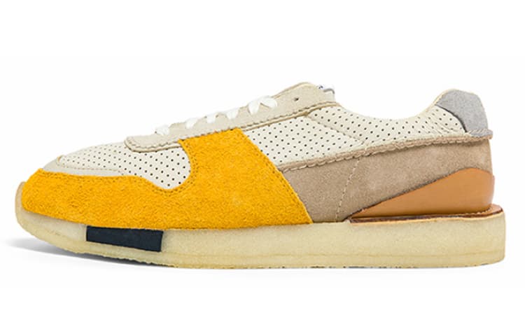Clarks Originals Low-Top Casual Shoes Men's Yellow 2