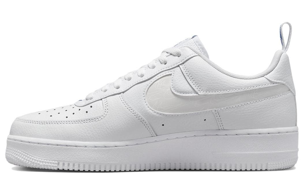 Nike Air Force 1 Low Reflective Swoosh White Blue 2