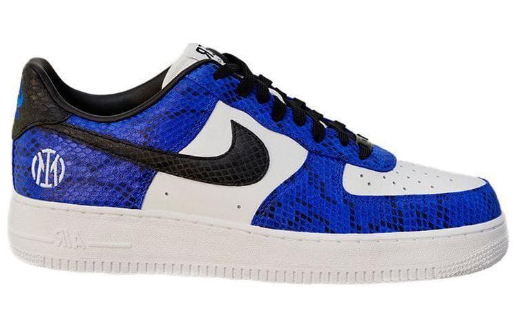 Nike Air Force 1 Snakeskin 'White Blue' 4