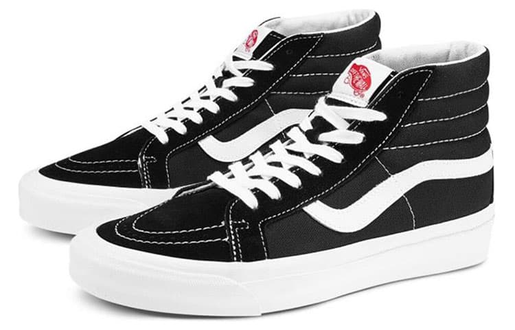 Vans Vault Og Sk8 Hi Lx Black True White 4