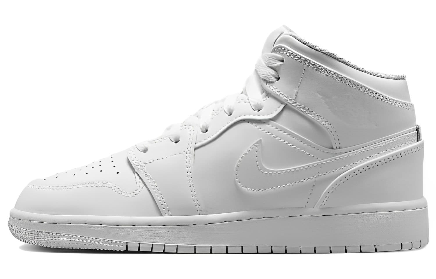 Jordan 1 Mid Triple White 2023 GS 2